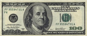 Scientist Benjamin Franklin (depicted on US100 dollar bill) enjoyed his harp hobby.