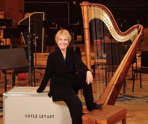 Gayle Levant, Hollywood Studio Harpist.