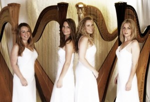 4 Girls 4 Harps, British harp quartet.