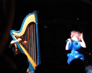 Bjork, Iceland's singer song-writer, uses the harp in her music for its unique sonority. Watch:   Aurora