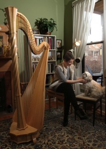 Louise Vickerman, Principal Harpist, Utah Symphony USA.