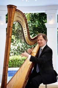 Sebastien Lipman, French-Australian harpist, former Solo Harpist of Berlin Philharmonic Orchestra.