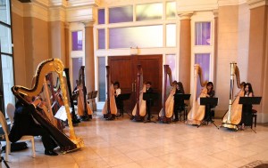 Harp Sinfonia performs at the Liberty Grand for the Toronto Concert Orchestra Gala 2016