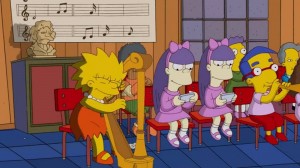 If you look around, you will notice the harp appears in many places! Even Lisa from Simpsons plays it!